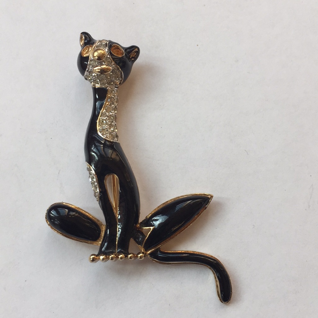 Vintage 1960’s Panetta Tom Cat Pin